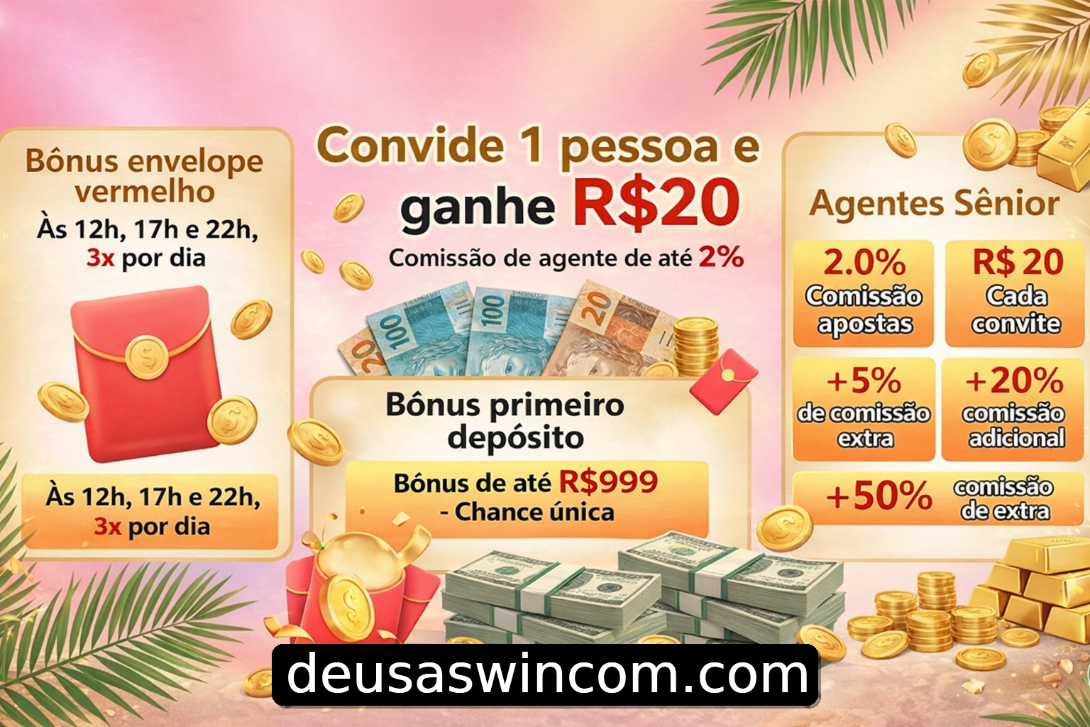 Banner do Bônus do Casino deusaswin