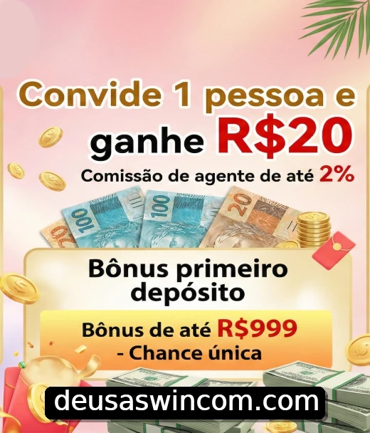 Bônus ao se registrar no deusaswin